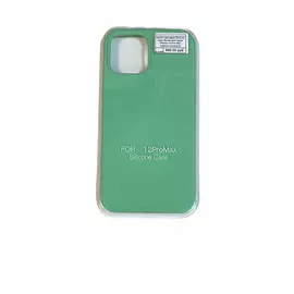 Чехол-накладка Silicone Case Series для Apple iPhone 12 Pro Max (светло-зеленый)