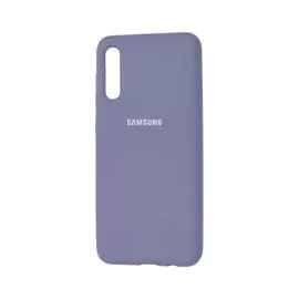 Чехол-накладка Silicone Cover для Galaxy A50 силиконовый (лавандовый)