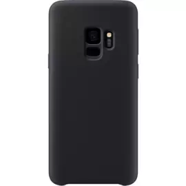 Чехол-накладка Silicone Cover для Galaxy S9+ силиконовый (черный)