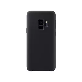 Чехол-накладка Silicone Cover для Galaxy S9 силиконовый (черный)