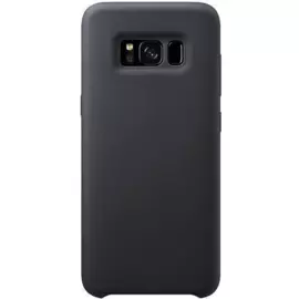 Чехол-накладка Silicone Cover для Samsung Galaxy Note 8 силиконовый (черный)
