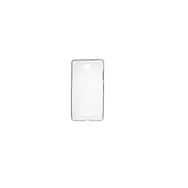 Чехол-накладка Slim Case для Lenovo S856 силиконовый (прзрачно-черный)