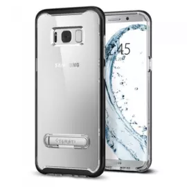 Чехол-накладка Spigen Crystal Hybrid для Samsung Galaxy S8+ (черный) SGP 571CS21126