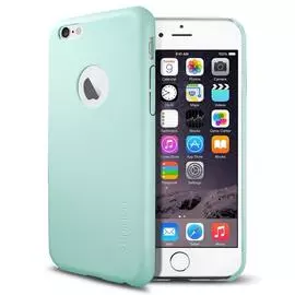 Чехол-накладка Spigen Leather Fit для Apple iPhone 6 Plus/6S Plus (Mint) SGP11398