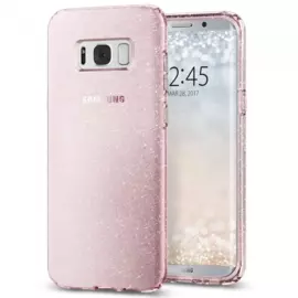 Чехол-накладка Spigen Liquid Crystal Glitter для Samsung Galaxy S8+ (rose кварц) SGP 571CS21667