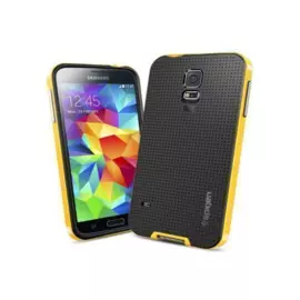 Чехол-накладка Spigen Neo Hybrid для Samsung Galaxy S5 резина, пластик (yellow) SGP10775