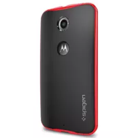 Чехол-накладка Spigen Neo Hybrid (SGP11240) для Motorola Nexus 6 резина, пластик (Dante Red)