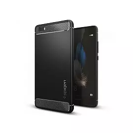 Чехол-накладка Spigen Rugged Armor для Huawei P8 Lite (черный) SGP L04CS20300