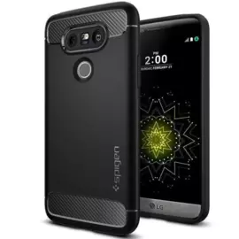 Чехол-накладка Spigen Rugged Armor для LG G5 (черный) SGP A18CS20128
