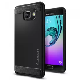 Чехол-накладка Spigen Rugged Armor для Samsung Galaxy A3 (2016) (черный) SGP 564CS20633
