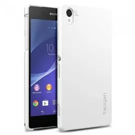 Чехол-накладка Spigen SGP10832 Ultra Fit для Sony Xperia Z2 (Smooth White)