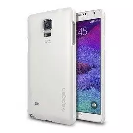 Чехол-накладка Spigen SGP11110 Thin Fit для Samsung Galaxy Note 4 (Shimmery White)