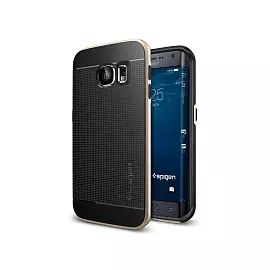 Чехол-накладка Spigen SGP11421 Neo Hybrid для Samsung Galaxy S6 Edge (Champagne Gold)