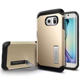 Чехол-накладка Spigen SGP11431 Tough Armor для Samsung Galaxy S6 Edge (Champagne Gold)