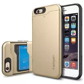 Чехол-накладка Spigen Slim Armor CS для Apple iPhone 6/6S пластик-резина (Champagne Gold) SGP10967