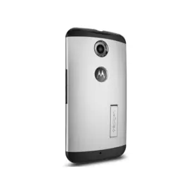 Чехол-накладка Spigen Slim Armor (SGP11238) для Motorola Nexus 6 резина, пластик (Satin Silver)