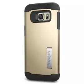 Чехол-накладка Spigen Slim Armor SGP11702 для Galaxy S6 Edge Plus резина, пластик (Champagne Gold)