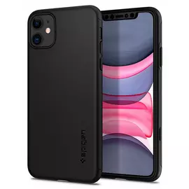Чехол-накладка Spigen Thin Fit Classic для Apple iPhone 11 (Черный) SGP 076CS27442