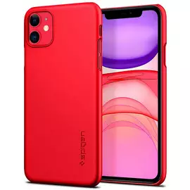 Чехол-накладка Spigen Thin Fit для Apple iPhone 11 (Красный) SGP ACS00403