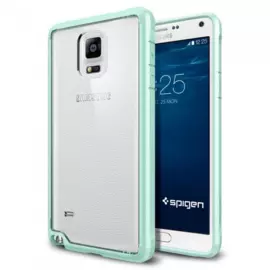 Чехол-накладка Spigen Ultra Hybrid SGP11116 для Samsung Galaxy Note 4 пластик силикон (мятный)