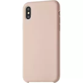 Чехол-накладка uBear Touch case для Apple iPhone Xs Max силиконовый (светло-розовый)