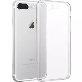 Чехол-накладка усиленный 0.8mm для Apple iPhone 7 Plus/8 Plus силиконовый (прозрачный)