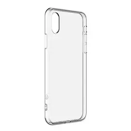 Чехол-накладка усиленный 0.8mm для Apple iPhone X/Xs силиконовый (прозрачный)