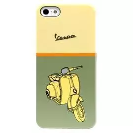 Чехол-накладка Vespa Hard Metallic для Apple iPhone SE/5S/5 пластиковый (VEHCP5MG)
