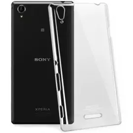 Чехол-накладка X-Level 0,76mm для Sony Xperia T3 силиконовый матовый (прозрачно-черный)