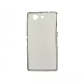 Чехол-накладка X-Level 0,76mm для Sony Xperia Z3 силиконовый матовый (прозрачно-черный)