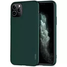 Чехол-накладка X-Level Guardian Series для Apple iPhone 11 Pro Max силиконовый (темно-зеленый)