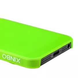 Чехол-накладка Xinbo 0.8mm для Apple iPhone SE/5S/5 пластиковый зеленый