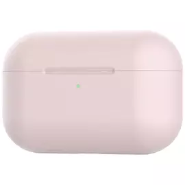 Чехол Silicone Case для AirPods Pro силиконовый (нежно-розовый)