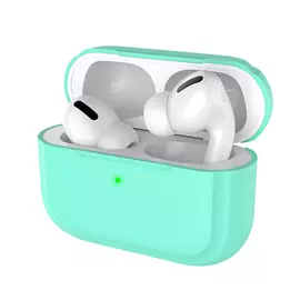 Чехол Silicone Case для AirPods Pro силиконовый (тиффани)