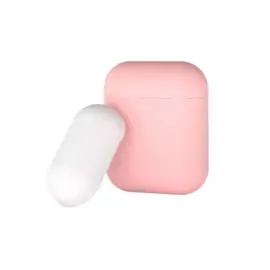 Чехол Silicone Case для AirPods силиконовый (розовый песок)