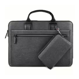 Чехол-сумка WIWU Anthena Carrying Bag для ноутбука до 15.4 Дюймов (темно-серый)