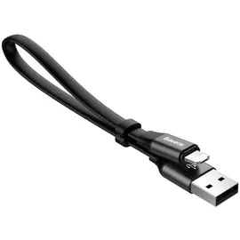 Кабель Baseus Nimble Portable USB - Lightning (CALMBJ-B01) 23см черный