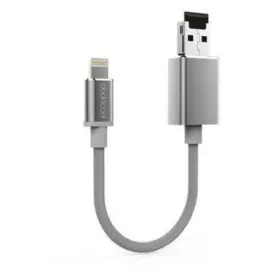 Кабель Ecco Dodocool Micro Sd Card Slot-Extra MFA (USB) на (Lightning) 15см Grey