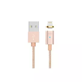 Кабель Hoco U16 магнитный (USB) на (USB C) 100 см золотой