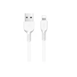 Кабель Hoco (X20) Flash Lightning Charging 100 см белый