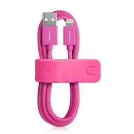 Кабель Momax Elite Link MFI (USB) на (Lightning) 100см (Pink)