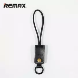 Кабель Remax Western Jean Style (RC-034i) с (USB) на (Lightning) 30см брелок (Black)