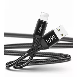 Кабель WIWU USB Lightning (WP202) 1.2м (черный)
