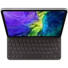 Клавиатура Apple Smart Keyboard Folio для iPad Pro 11 (2th, 3th generation) русская (нейлон с подставкой) (черный) (MXNK2)