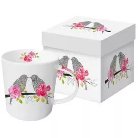 Paperproducts Design (Кружка в подарочной коробке Love Birds) 350 мл,фарфор