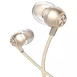 Проводная стерео-гарнитура Devia Metal In-Ear Earphone (с пультом и микрофоном) (Gold)