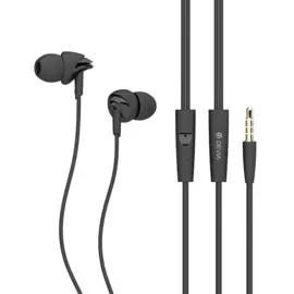 Проводная стерео-гарнитура Devia Ripple D1 In-Ear Headphones Black