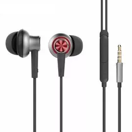 Проводная стерео-гарнитура Rock Y5 Stereo Earphone (вакуумные с микрофоном и пультом) (Red)
