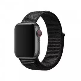 Ремешок Hoco для Apple Watch 38/40mm (WB06) Tortuous nylon sports strap нейлоновый спортивный (черный)