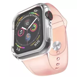 Ремешок Hoco для Apple Watch 38/40mm (WB09) Ice crystal solid силиконовый (розовый)